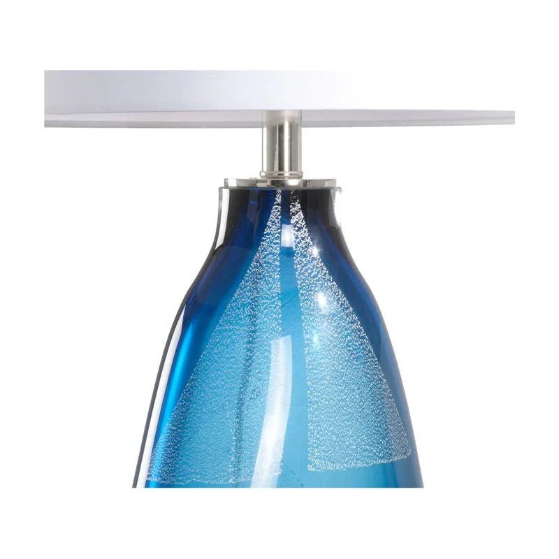 Clauseen Blue Glass Table Lamp - LOOMLAN - Wildwood - Table Lamps