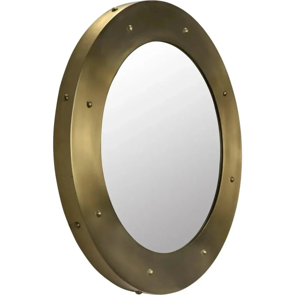 Clay Large Round Wall Mirror