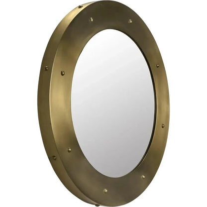 Clay Large Round Wall Mirror