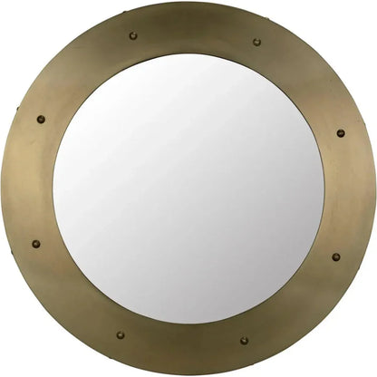 Clay Large Round Wall Mirror