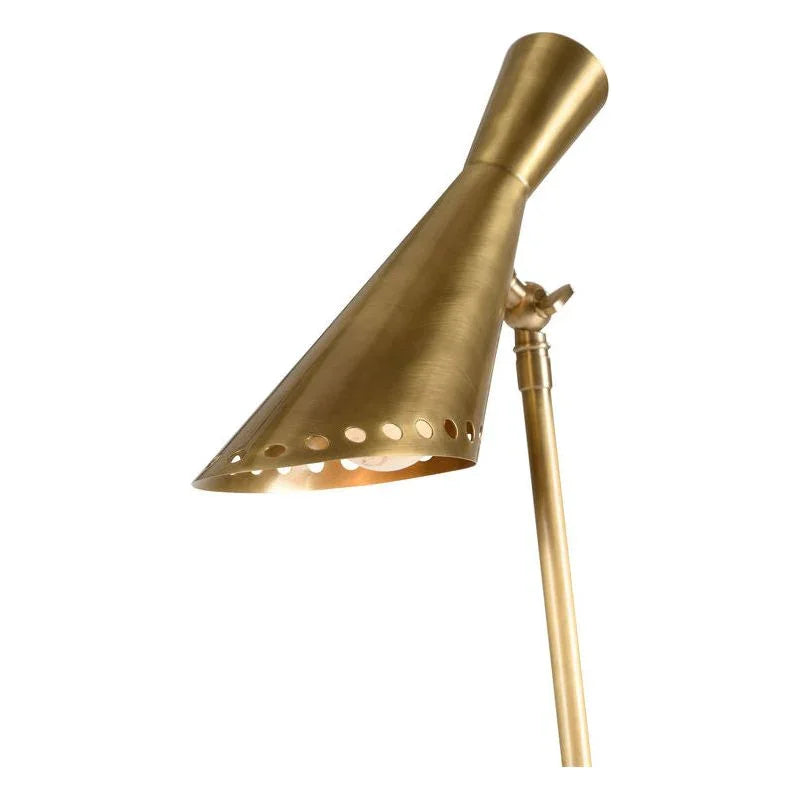 Cliff May Antique Brass Finish Table Lamp - LOOMLAN - Wildwood - Table Lamps