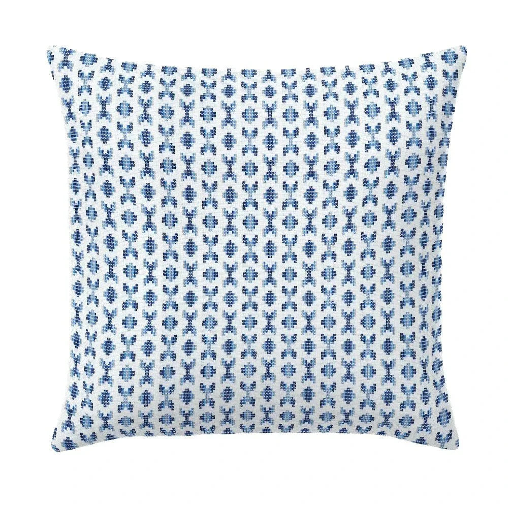 Clockwork Sky Handmade Outdoor Pillow-Outdoor Pillows-Earnest Collection-20" Square-LOOMLAN