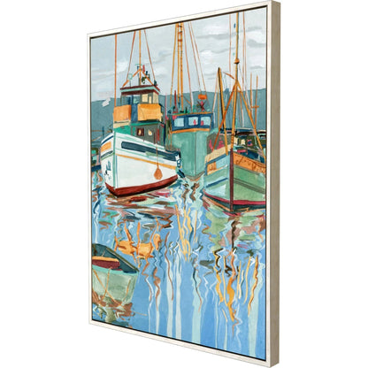 Close to Shore Blue Canvas Art