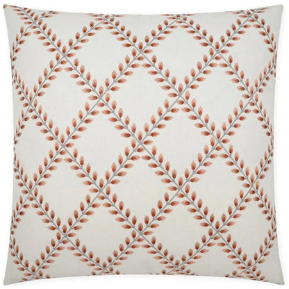 D.V. Kap Clover Lane Coral Red Throw Pillow Insert