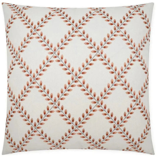 Clover Lane Coral Red Throw Pillow Insert - LOOMLAN - D.V. Kap - Throw Pillows