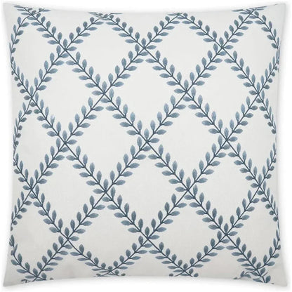 Clover Lane Porcelain Blue Large Throw Pillow Insert - LOOMLAN - D.V. Kap - Throw Pillows