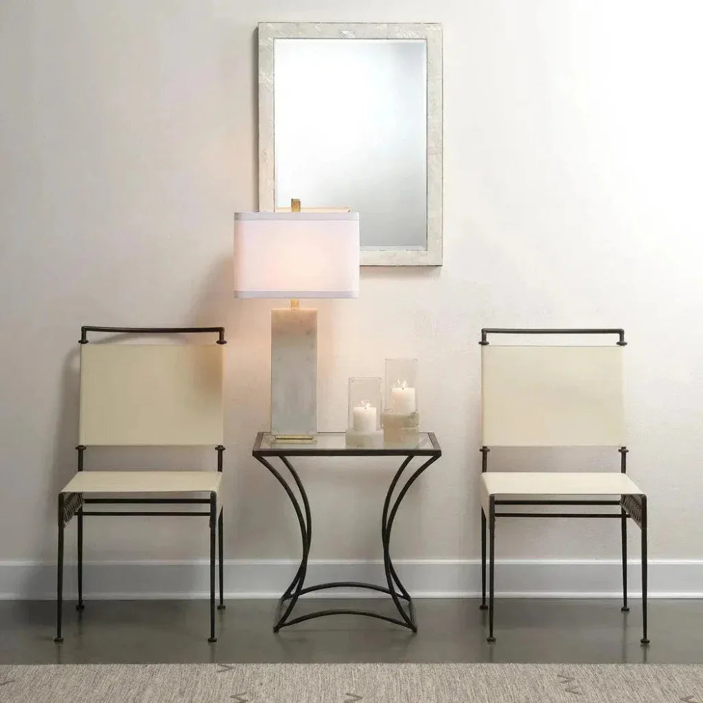 Charlotte Stacked Hurricane Candle Holder