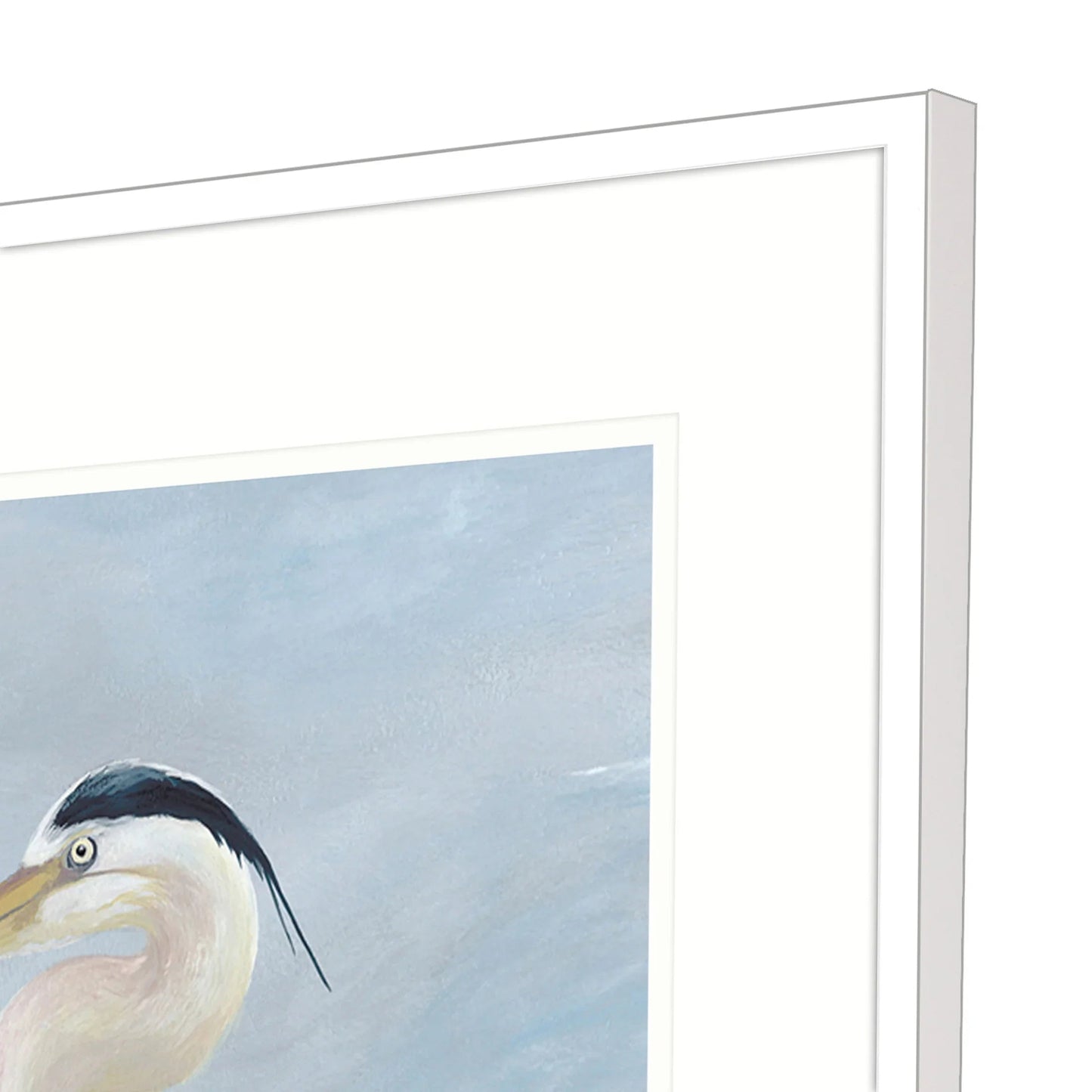 Coastal Calm Wood Frame Blue Canvas Art