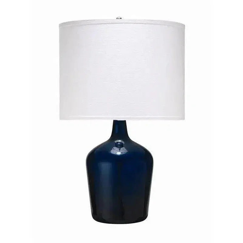 Medium Plum Glass Jar Table Lamp