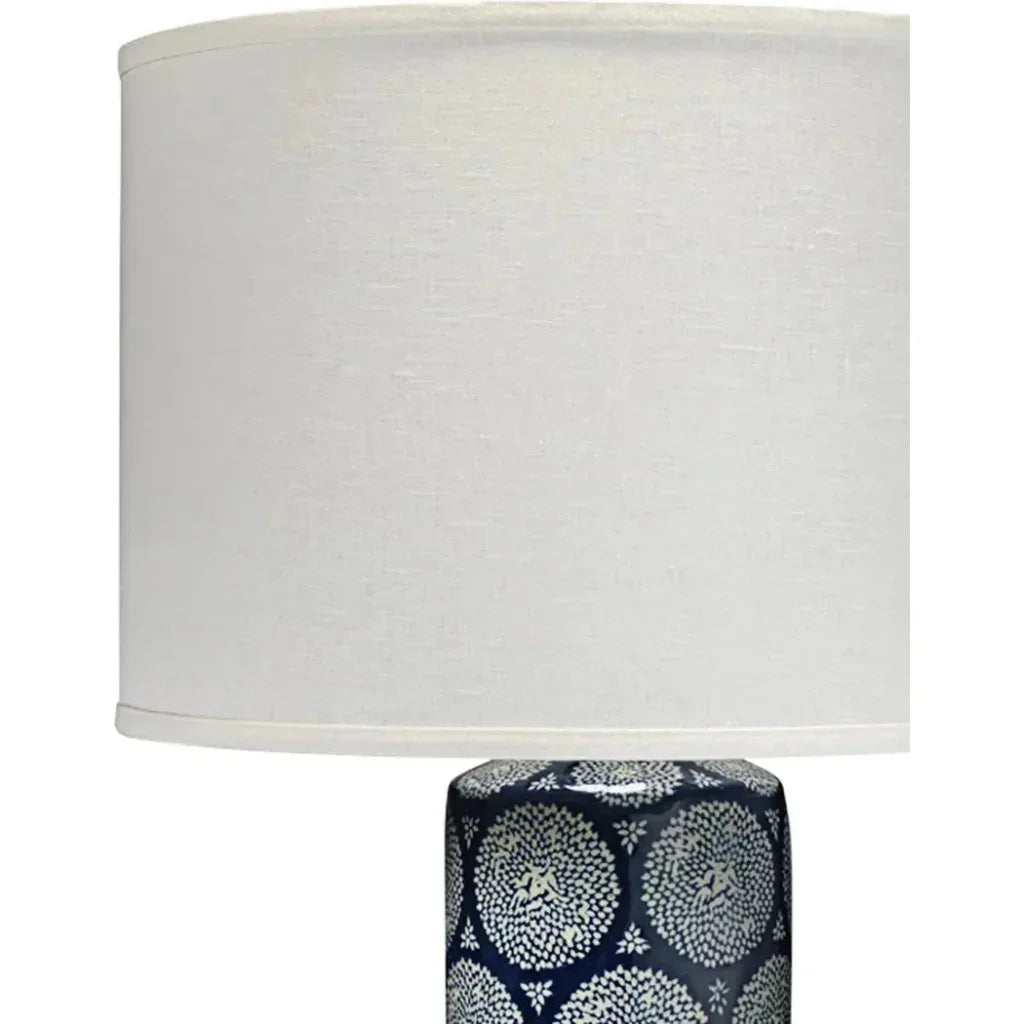 Coastal Style Blue Ceramic Neva Table Lamp - LOOMLAN - Jamie Young - Table Lamps