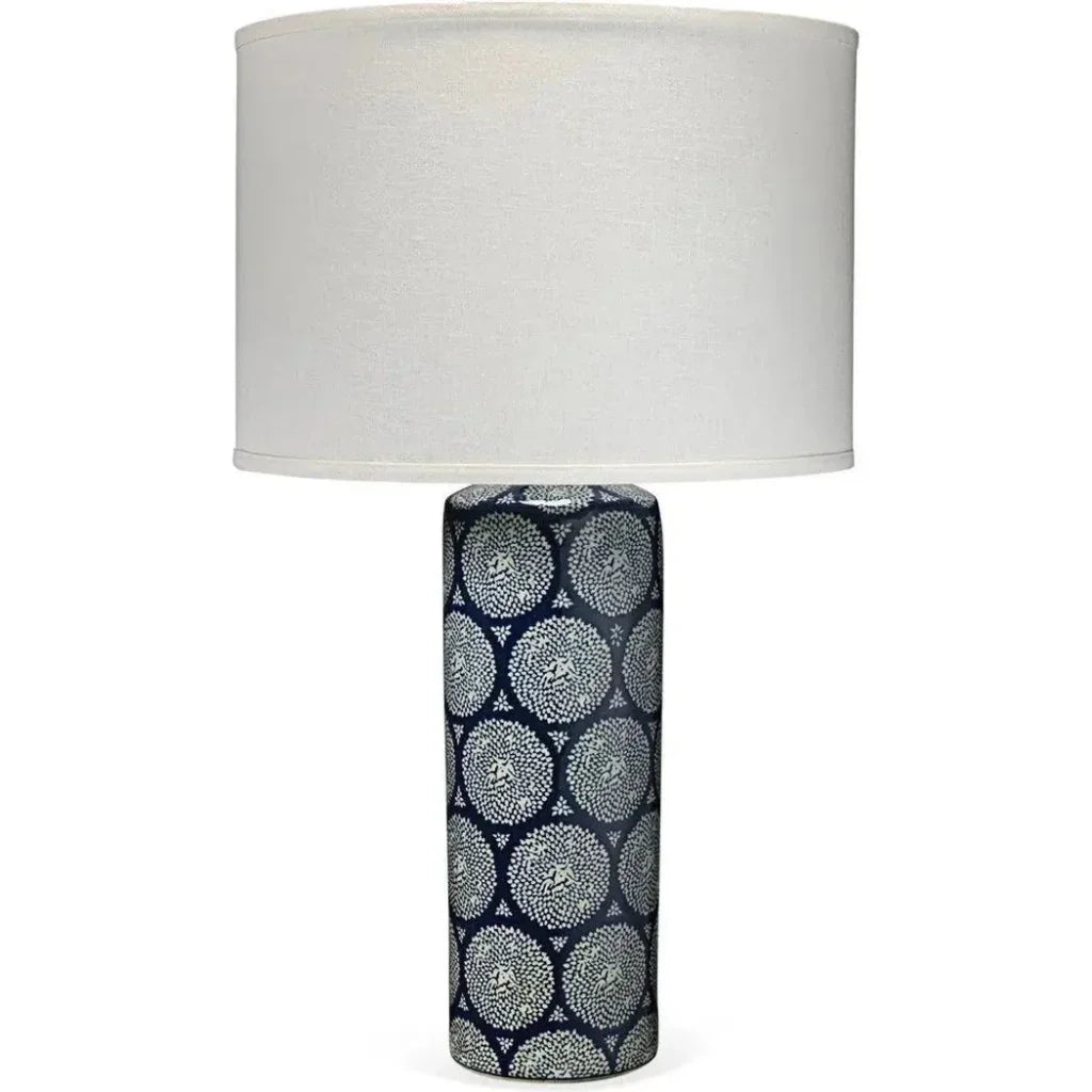 Coastal Style Blue Ceramic Neva Table Lamp - LOOMLAN - Jamie Young - Table Lamps