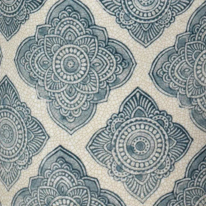 Coastal Style Blue Ceramic Oran Canisters 2PC - LOOMLAN - Jamie Young - Vases & Jars