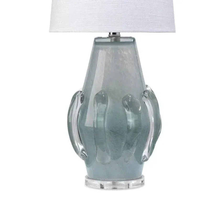 Coastal Style Blue Glass Talon Table Lamp - LOOMLAN - Jamie Young - Table Lamps