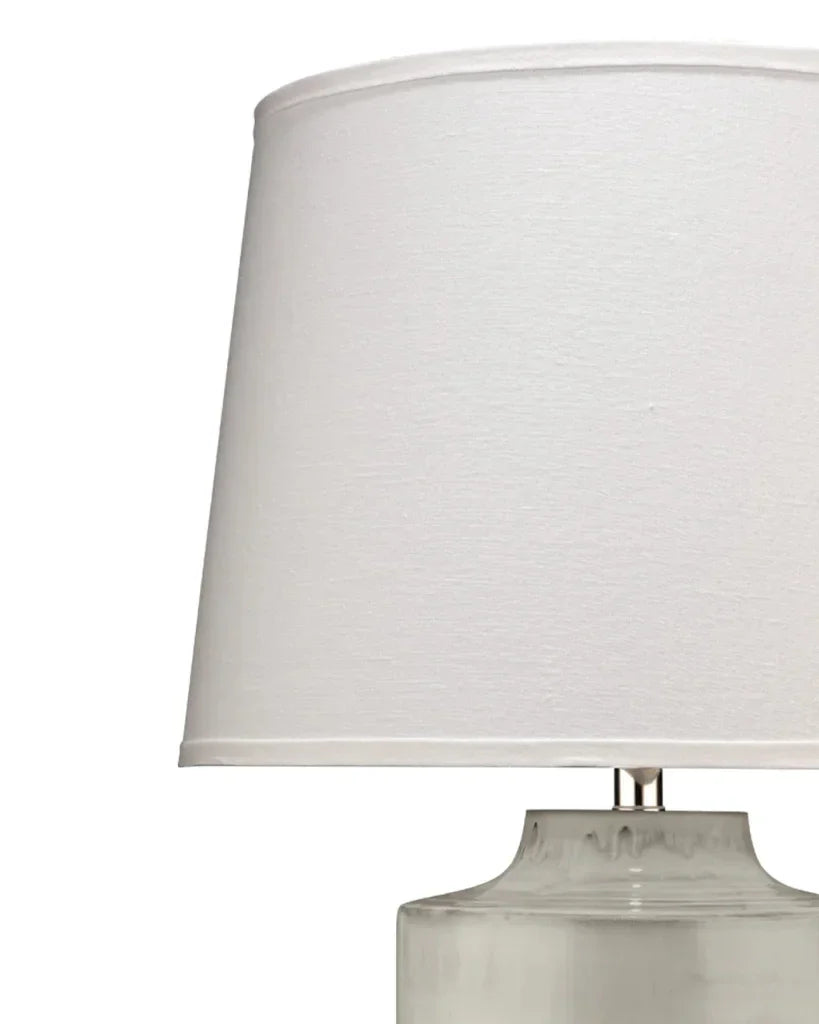 Coastal Style Cream Ceramic Lagoon Table Lamp - LOOMLAN - Jamie Young - Table Lamps