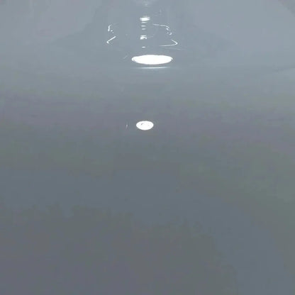 Coastal Style Foggy Grey Glass Plum Jar Table Lamp - LOOMLAN - Jamie Young - Table Lamps