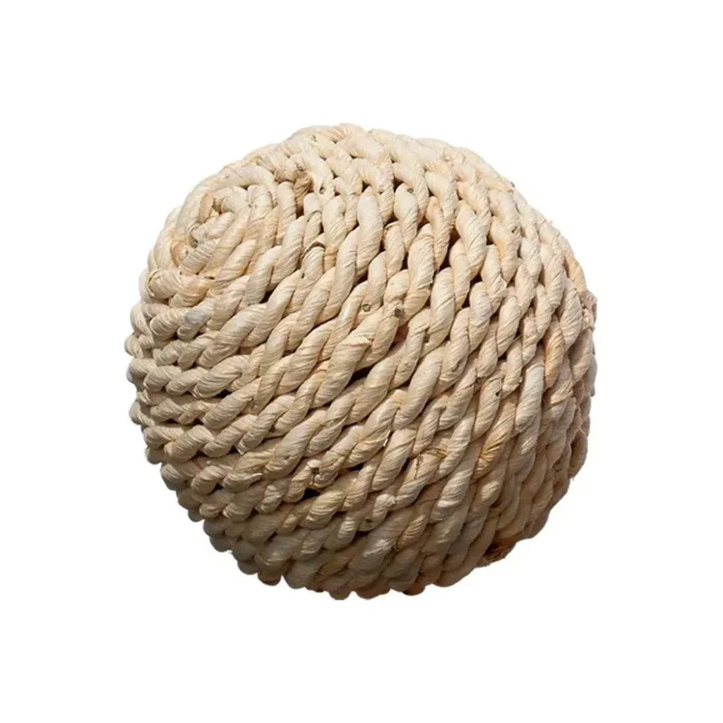 Coastal Style Natural Cornstraw Malibu Balls - LOOMLAN - Jamie Young - Statues & Sculptures
