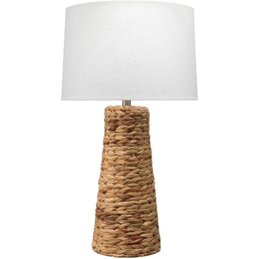 Coastal Style Natural Seagrass Haven Table Lamp - LOOMLAN - Jamie Young - Table Lamps