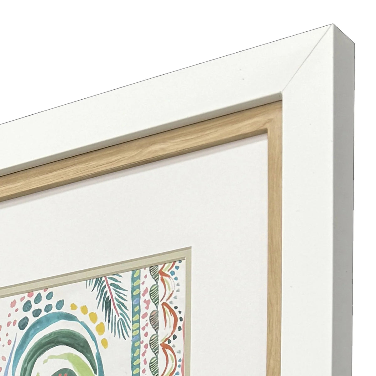 Coastline Green Framed Wall Art 4PC -- view 4