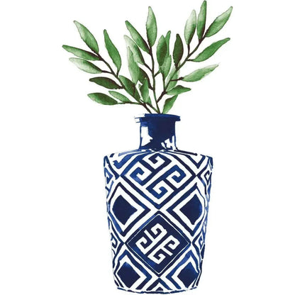 Cobalt Geometric III d Canvas Art For Living Room - LOOMLAN - LOOMLAN - Canvas Art