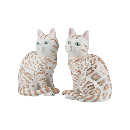 Coco Cat Ceramic Statues (Pr)