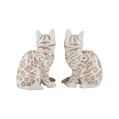 Coco Cat Ceramic Statues (Pr)