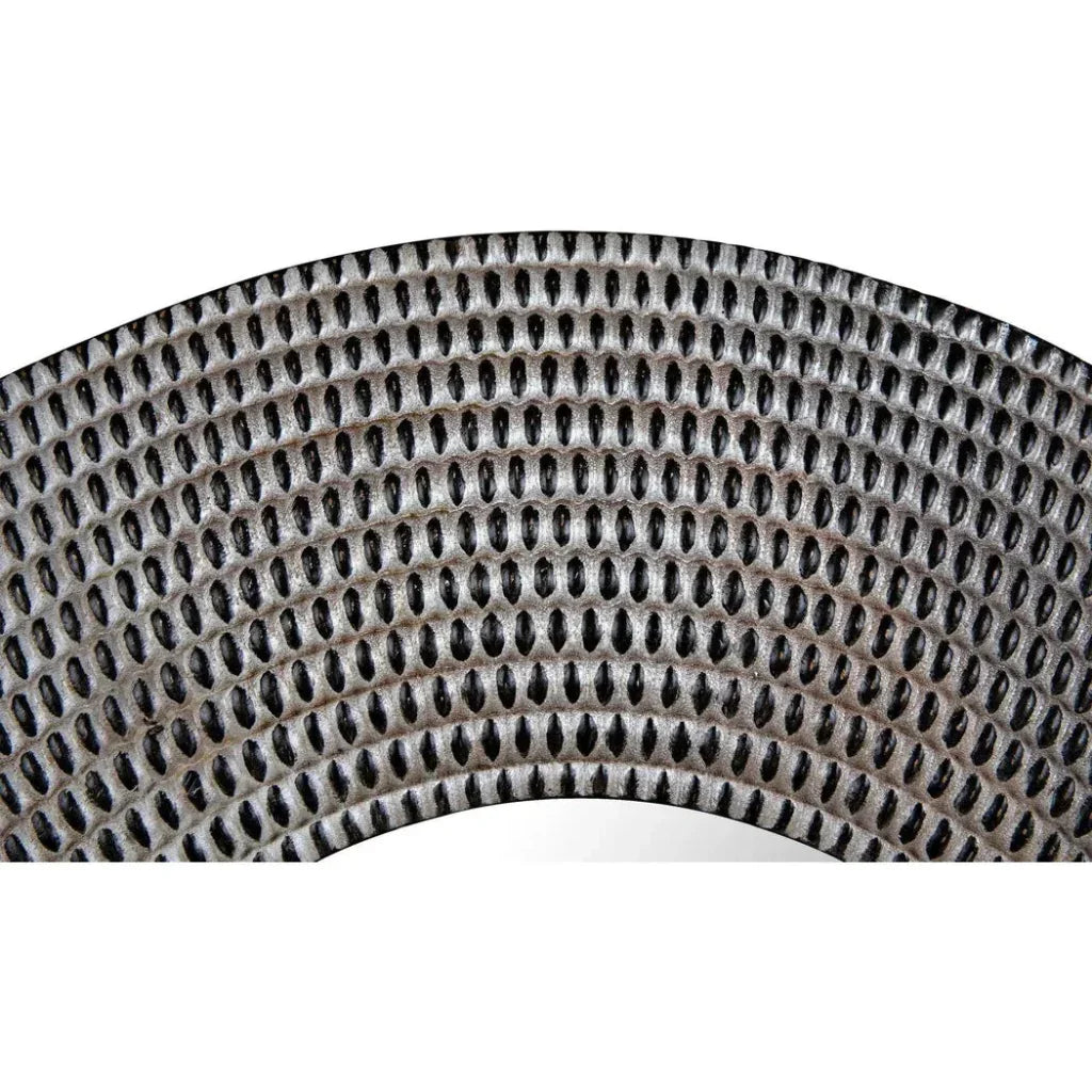 Coco Mirror Oval Wall Mirror Handcarved - LOOMLAN - Noir - Wall Mirrors