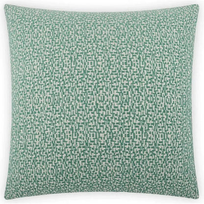 D.V. Kap Code Malachite Teal Throw Pillow With Insert