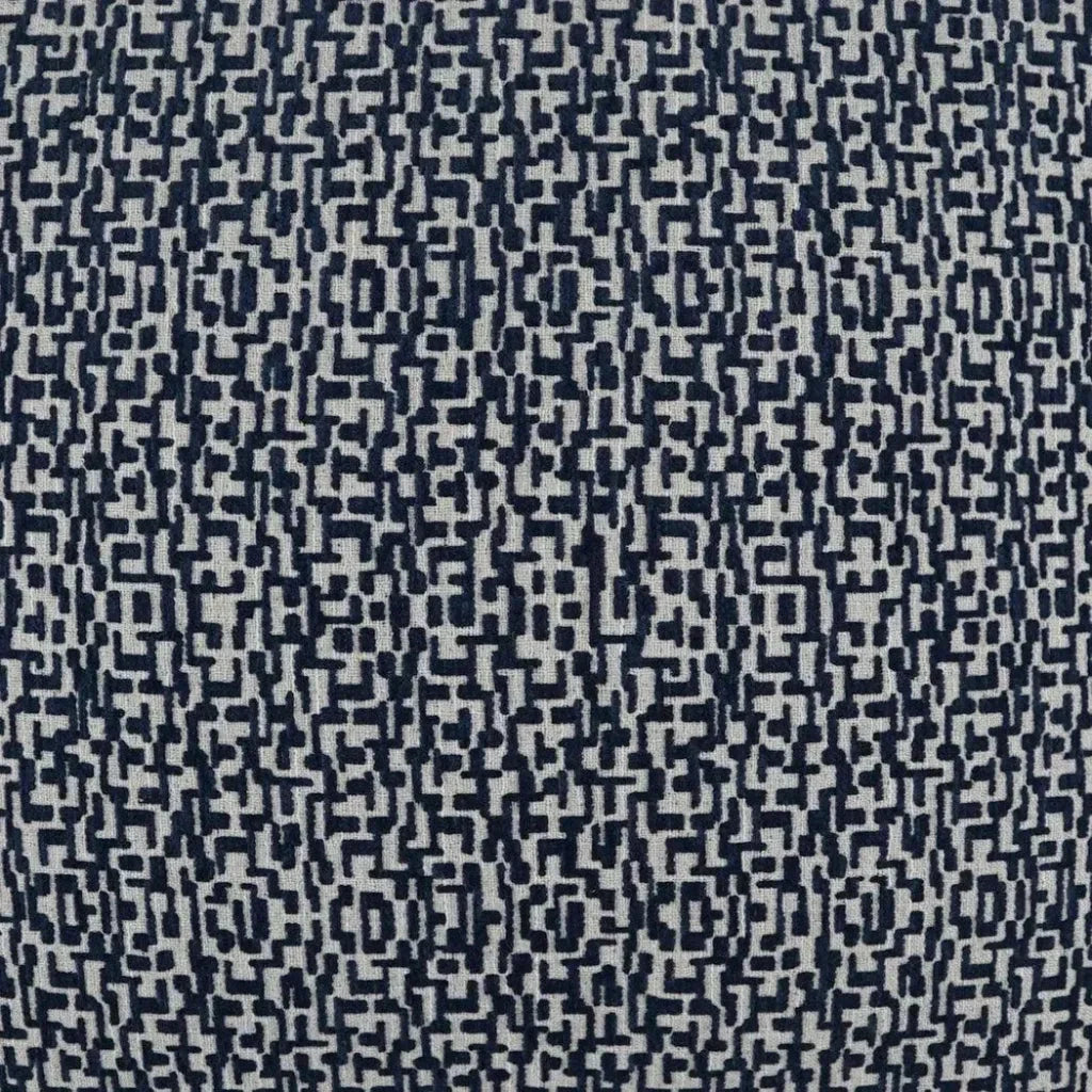 D.V. Kap Code Navy Blue Throw Pillow With Insert
