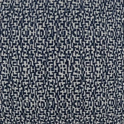 D.V. Kap Code Navy Blue Throw Pillow With Insert