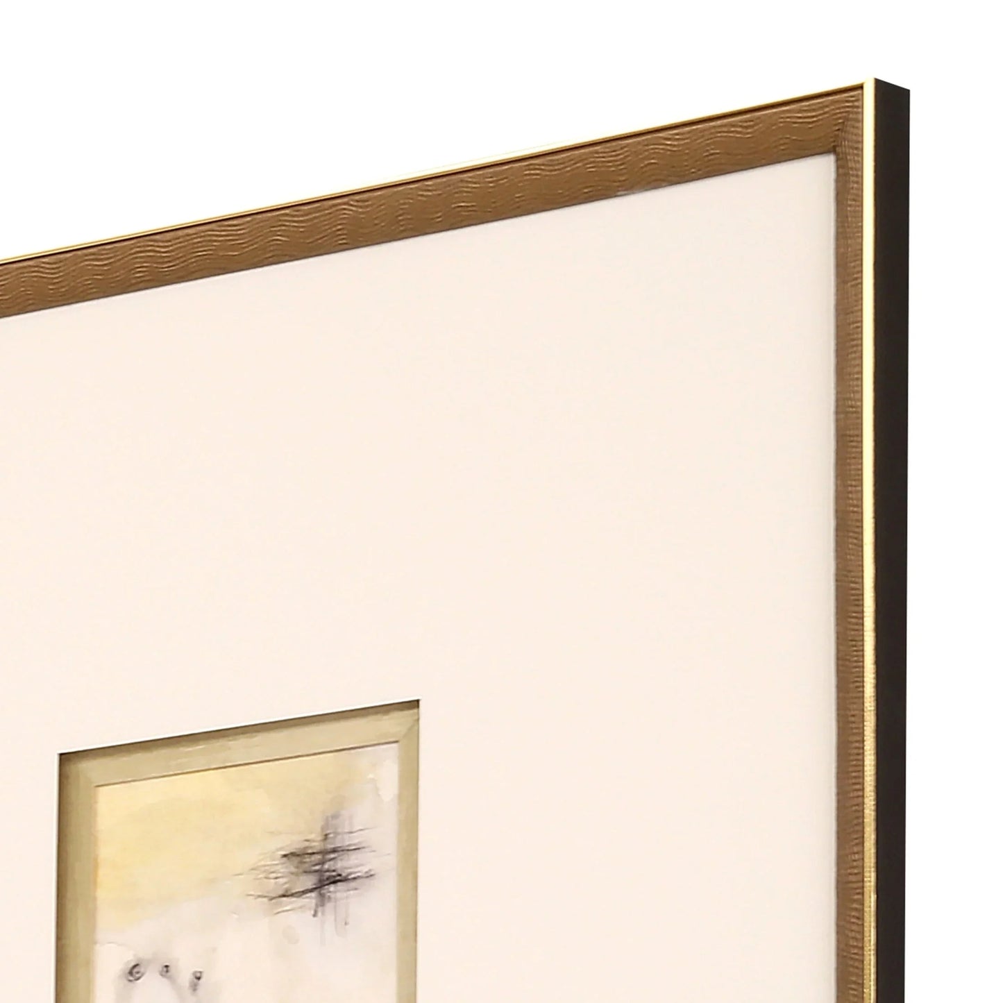 Code Wood Frame Neutral Canvas Art 4PC