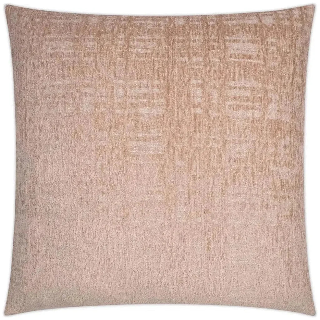 Collateral Blush Textured Blush Large Throw Pillow - LOOMLAN - D.V. Kap - Throw Pillows