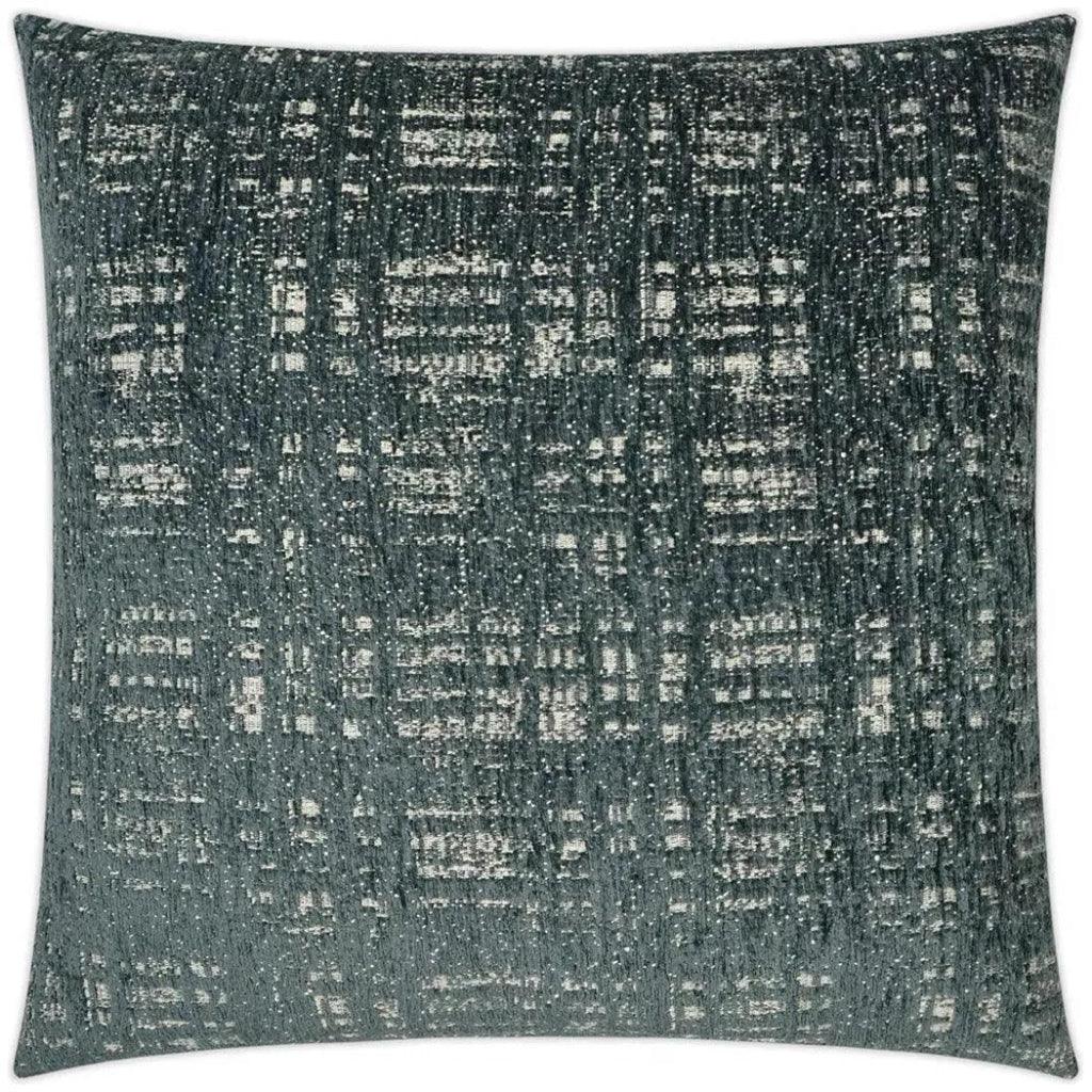 Collateral Iron Textured Slate Blue Large Throw Pillow - LOOMLAN - D.V. Kap - Throw Pillows