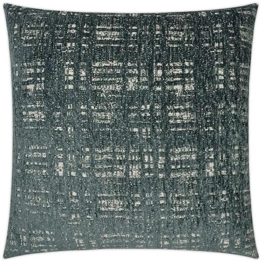 Collateral Iron Textured Slate Blue Large Throw Pillow - LOOMLAN - D.V. Kap - Throw Pillows