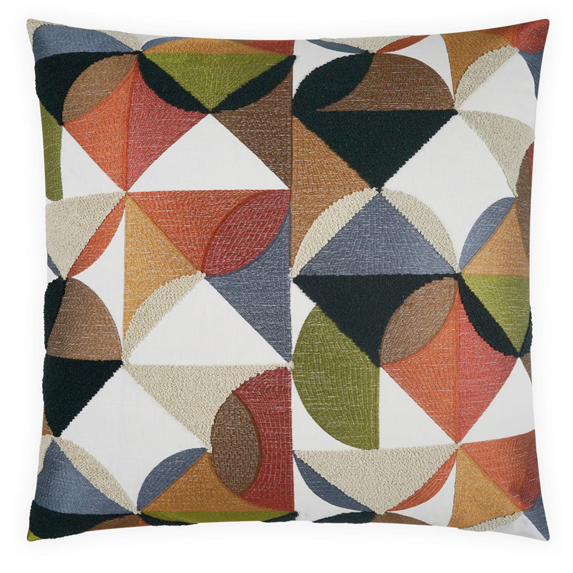 Collide Multicolor Throw Pillow