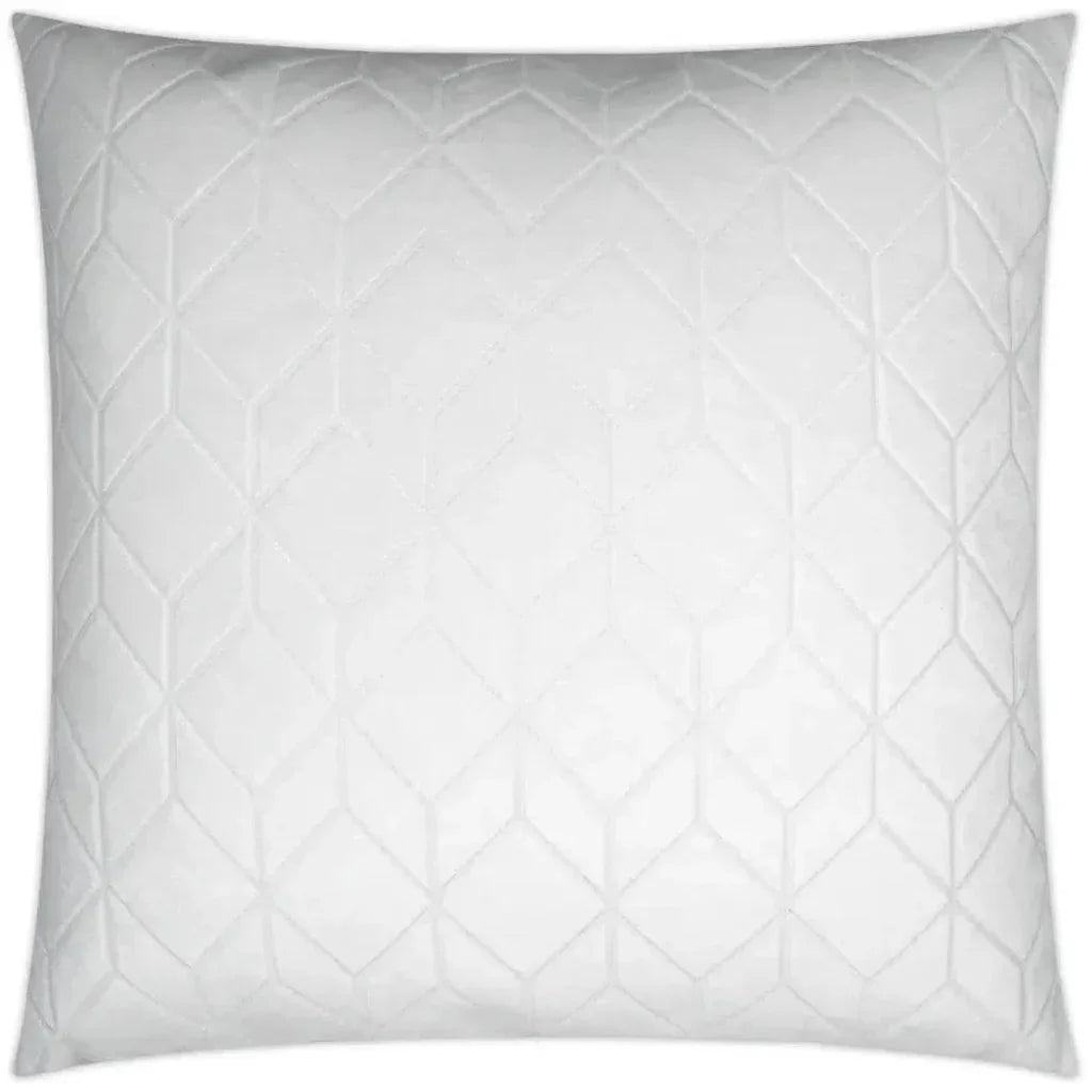 Cologne White Solid White Large Throw Pillow Insert - LOOMLAN - D.V. Kap - Throw Pillows