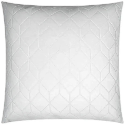 Cologne White Solid White Large Throw Pillow Insert - LOOMLAN - D.V. Kap - Throw Pillows