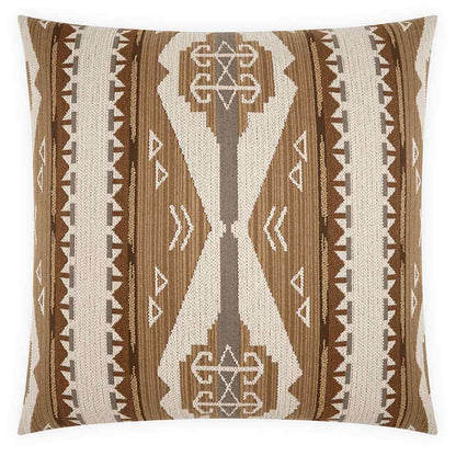 Colony Brown Throw Pillow