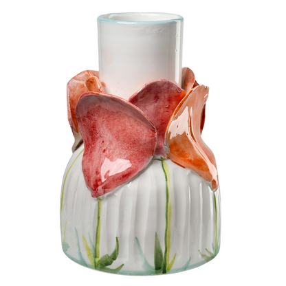 Colorful Flower Ceramic Vase