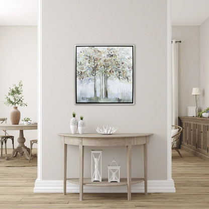 Colorful Tree Green Canvas Art