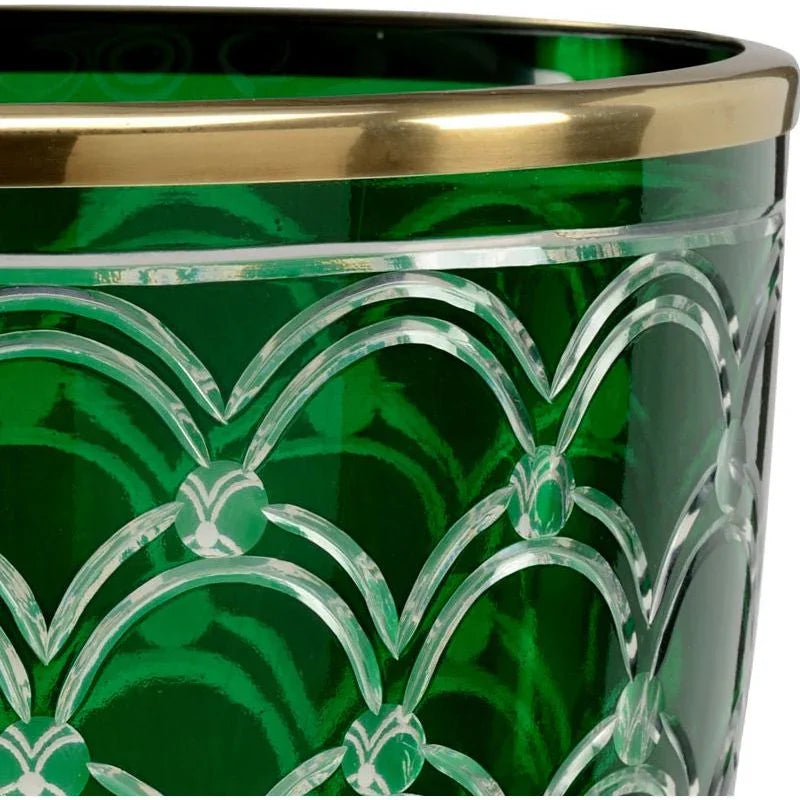 Conservatory Hurricane Emerald Candleholder - LOOMLAN - Wildwood - Candle Holders