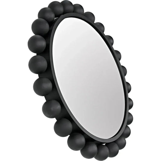 Cooper Round Metal Wall Mirror -- view 2