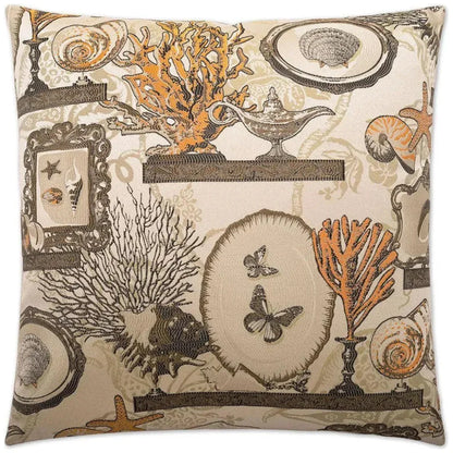 Coral Shelf Multi Color Throw Pillow Insert - LOOMLAN - D.V. Kap - Throw Pillows