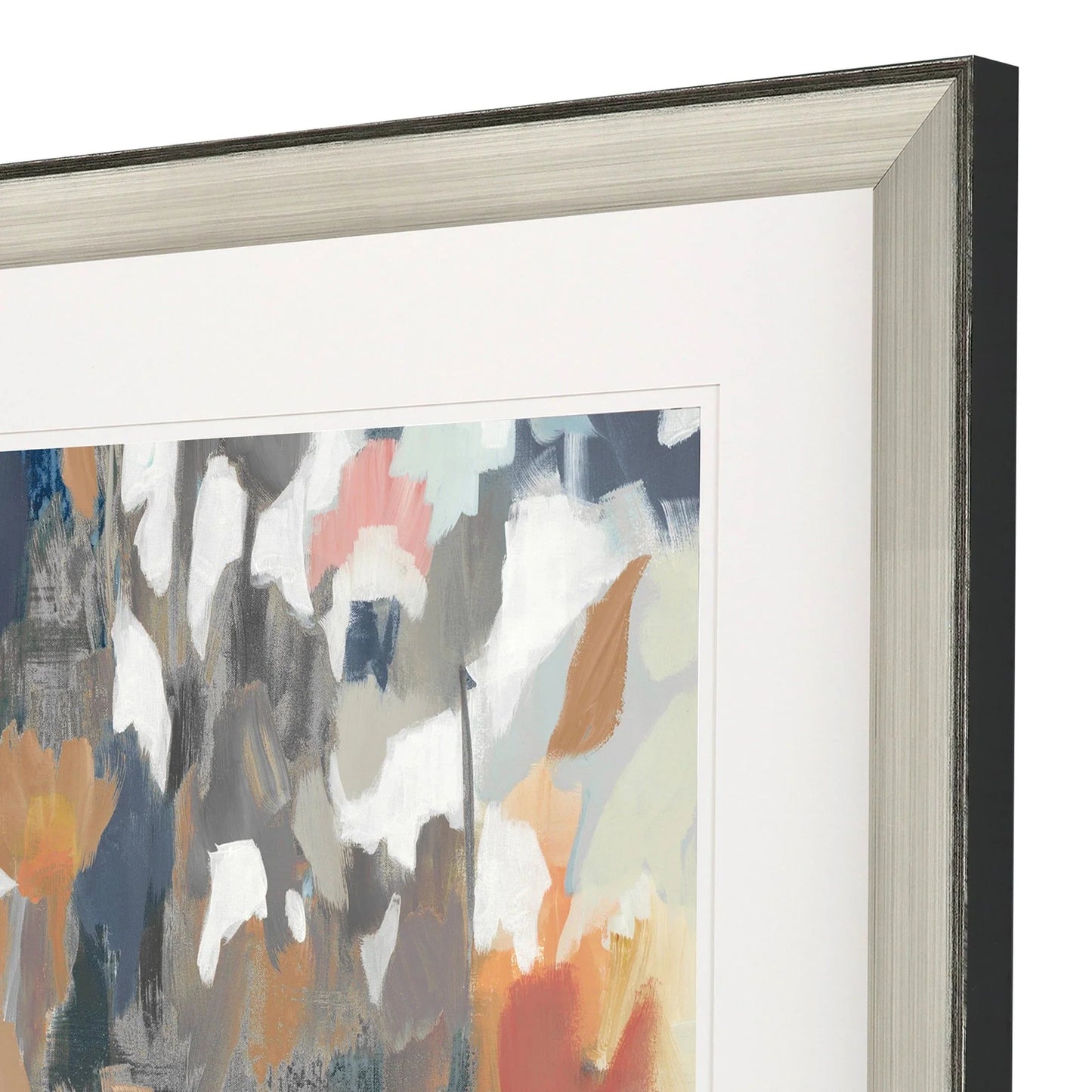 Corner Flower Stand Blue Canvas Art