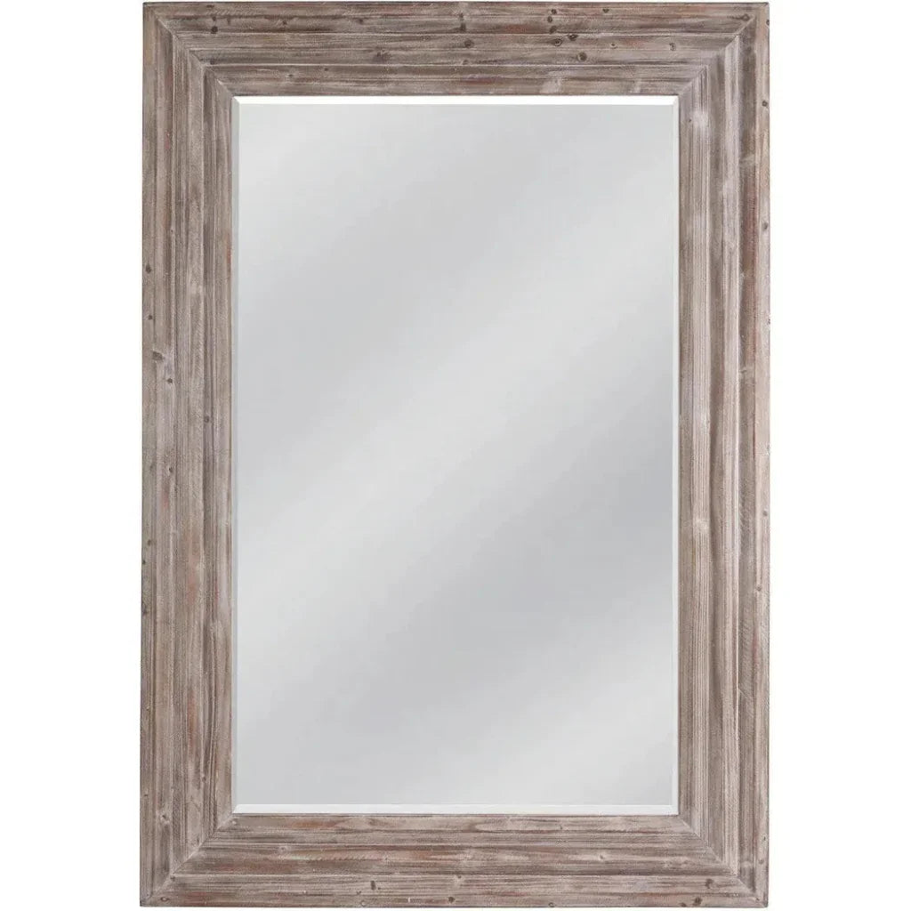 Cornwall Wood Brown Vertical Floor Mirror-Floor Mirrors-Bassett Mirror-LOOMLAN
