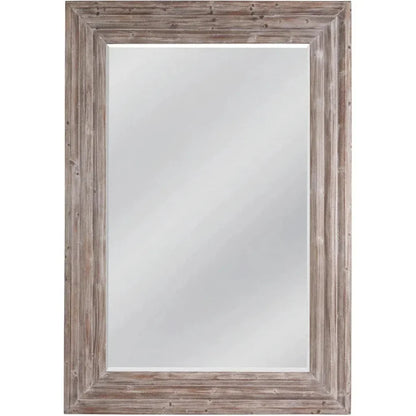 Cornwall Wood Brown Vertical Floor Mirror-Floor Mirrors-Bassett Mirror-LOOMLAN