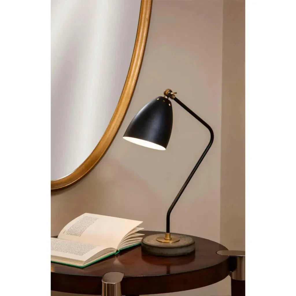 Correll Metal Black Task Lamp - LOOMLAN - Bassett Mirror - Table Lamps