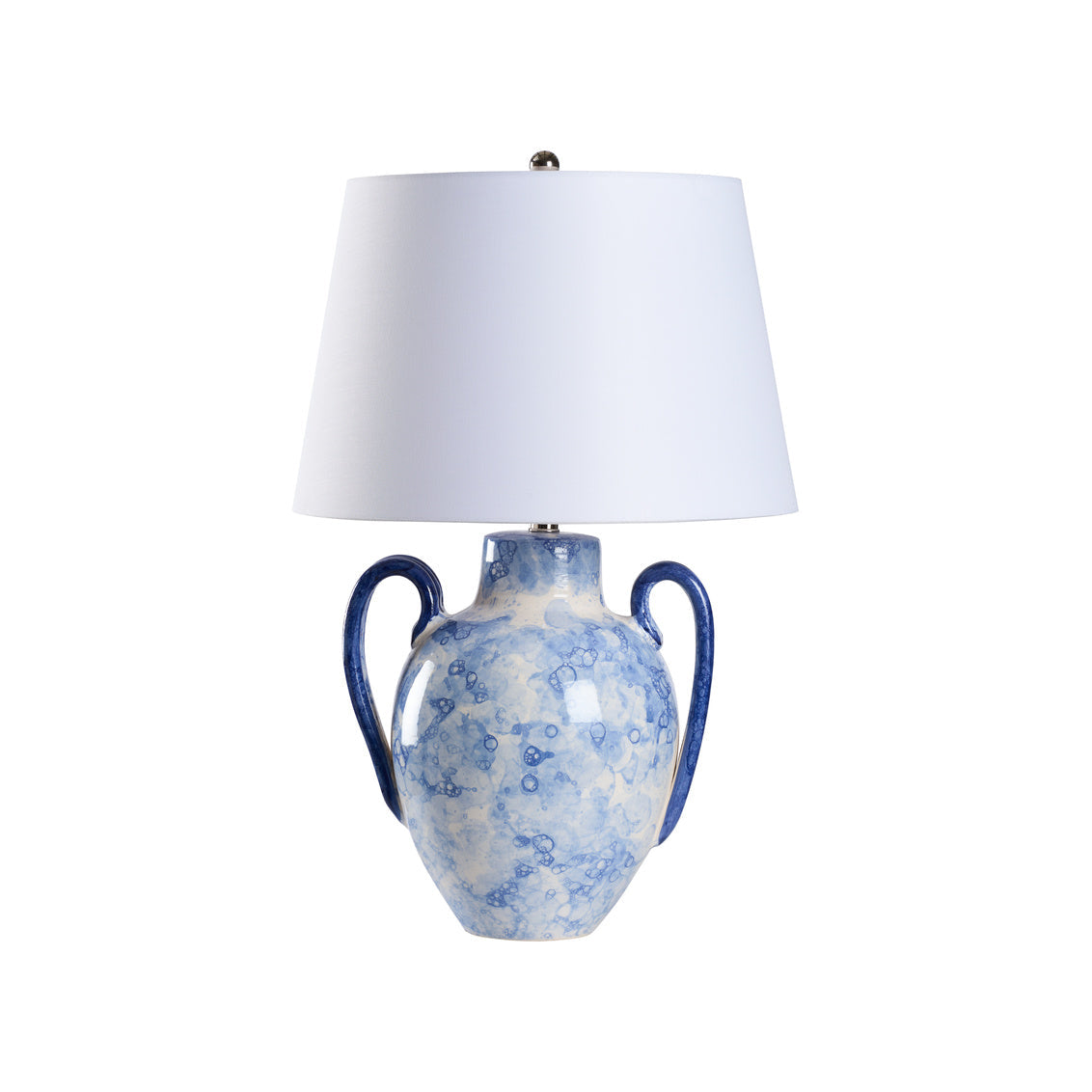 Corsini Blue Glaze Ceramic Table Lamp