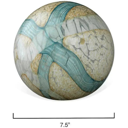 Cosmos Hand Blow Glass Balls (Set of 2) - LOOMLAN - Jamie Young - Statues & Sculptures