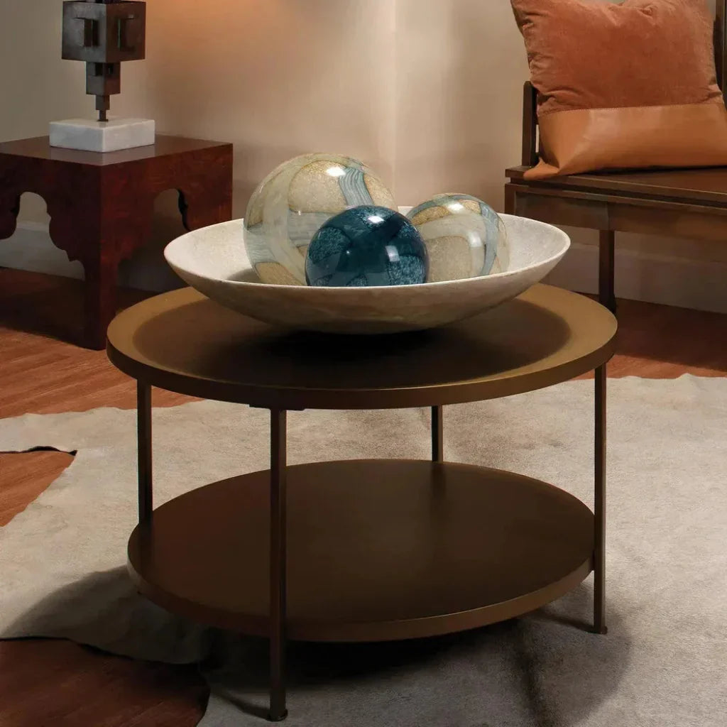 Cosmos Hand Blow Glass Balls (Set of 2) - LOOMLAN - Jamie Young - Statues & Sculptures