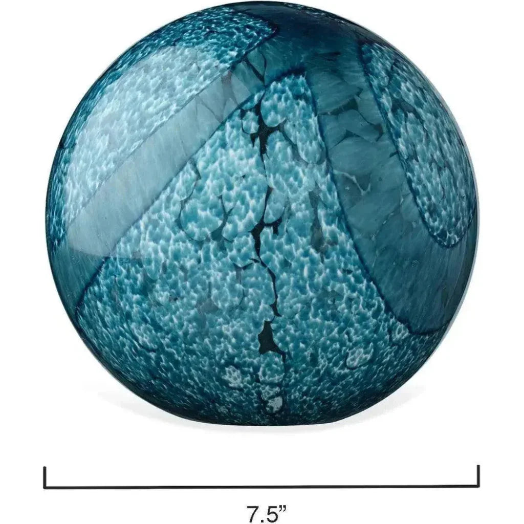 Cosmos Hand Blow Glass Balls (Set of 2) - LOOMLAN - Jamie Young - Statues & Sculptures